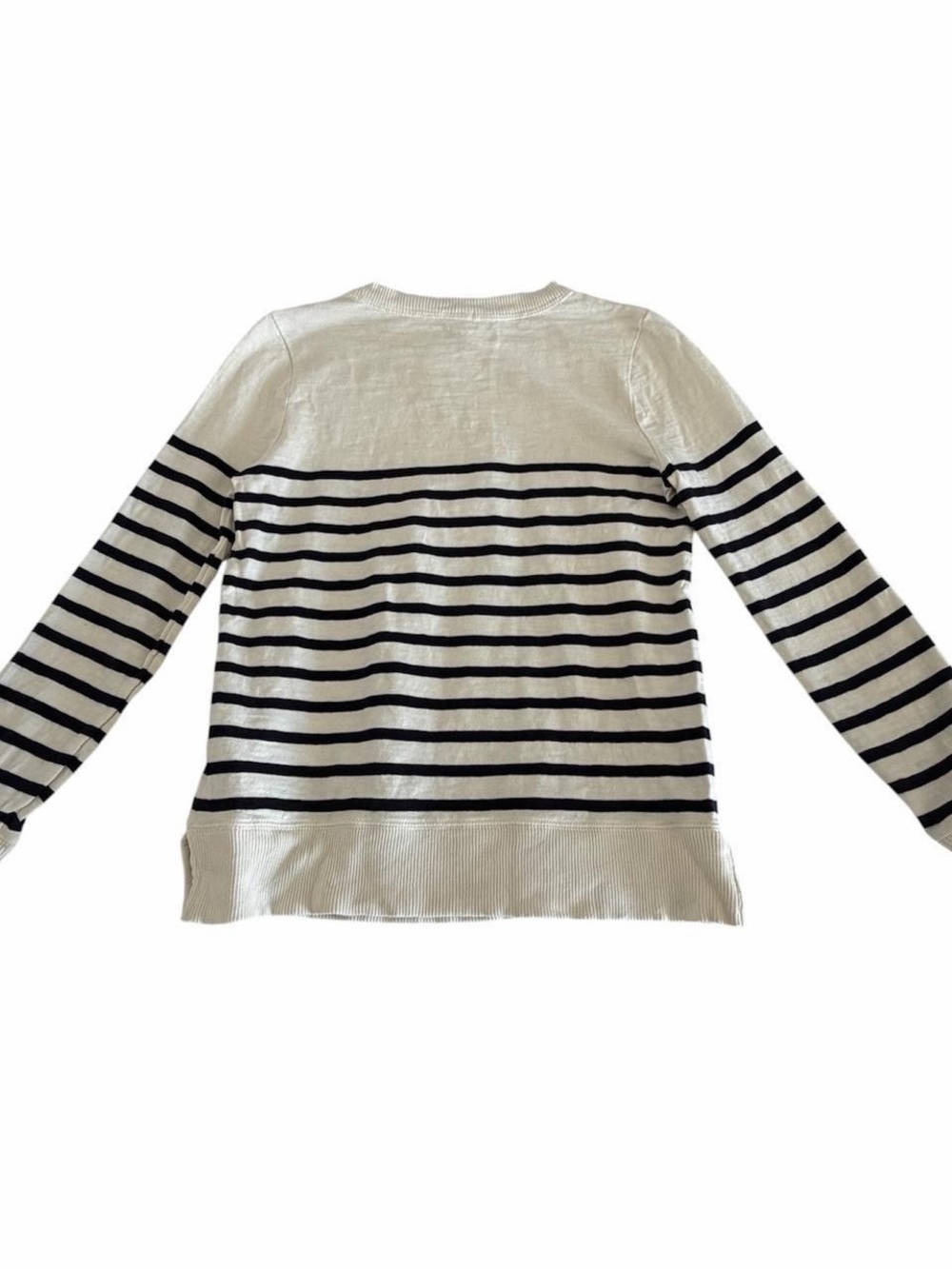 J.Crew Striped Button-Shoulder Sweater - Picture 4 of 8